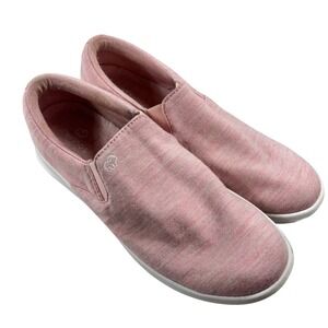 Merinos Pink Heathered Knit Slip On Sneakers Women's US 8 Casual Shoes